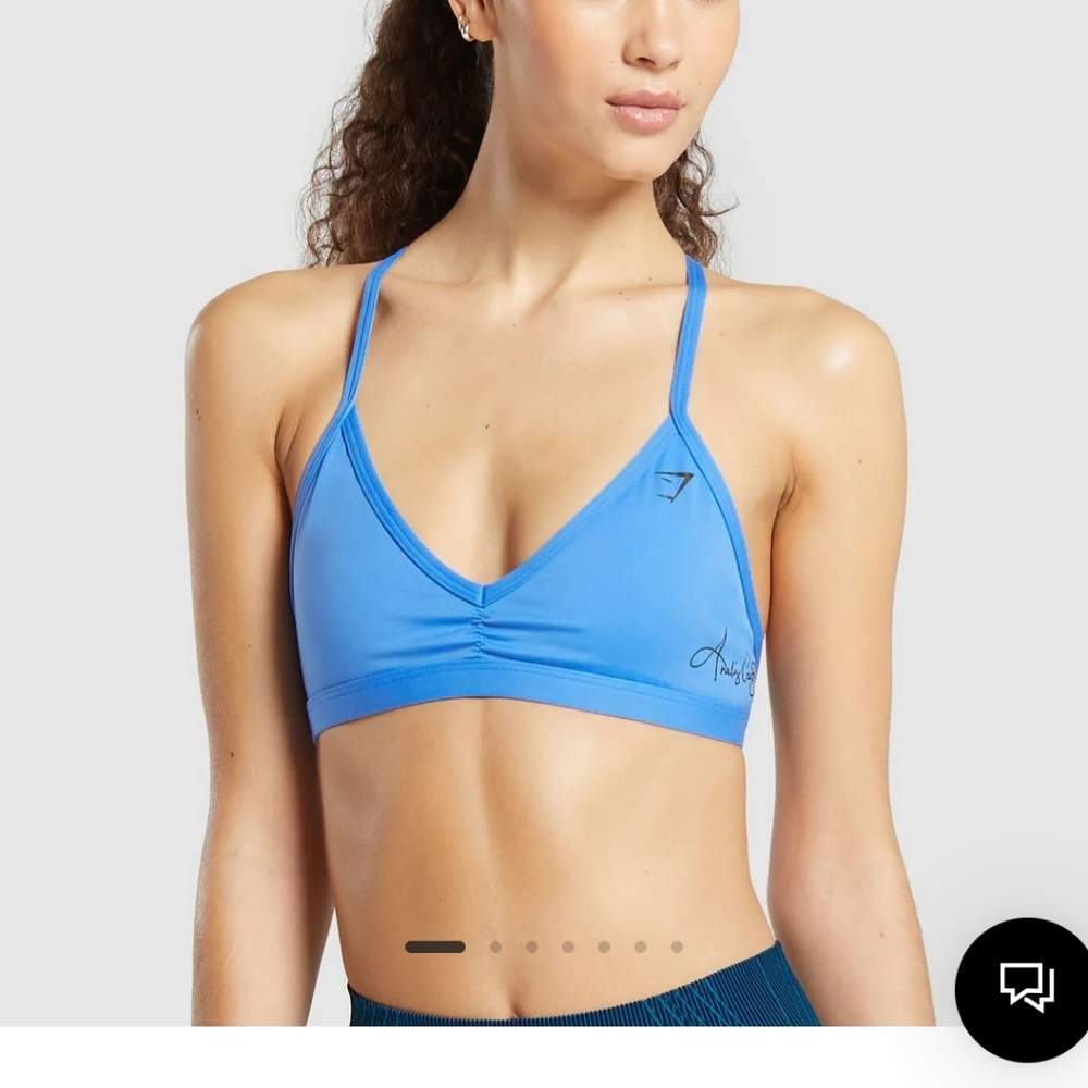 NWT Gymshark × Analis Cruz Minimal Sports Bra